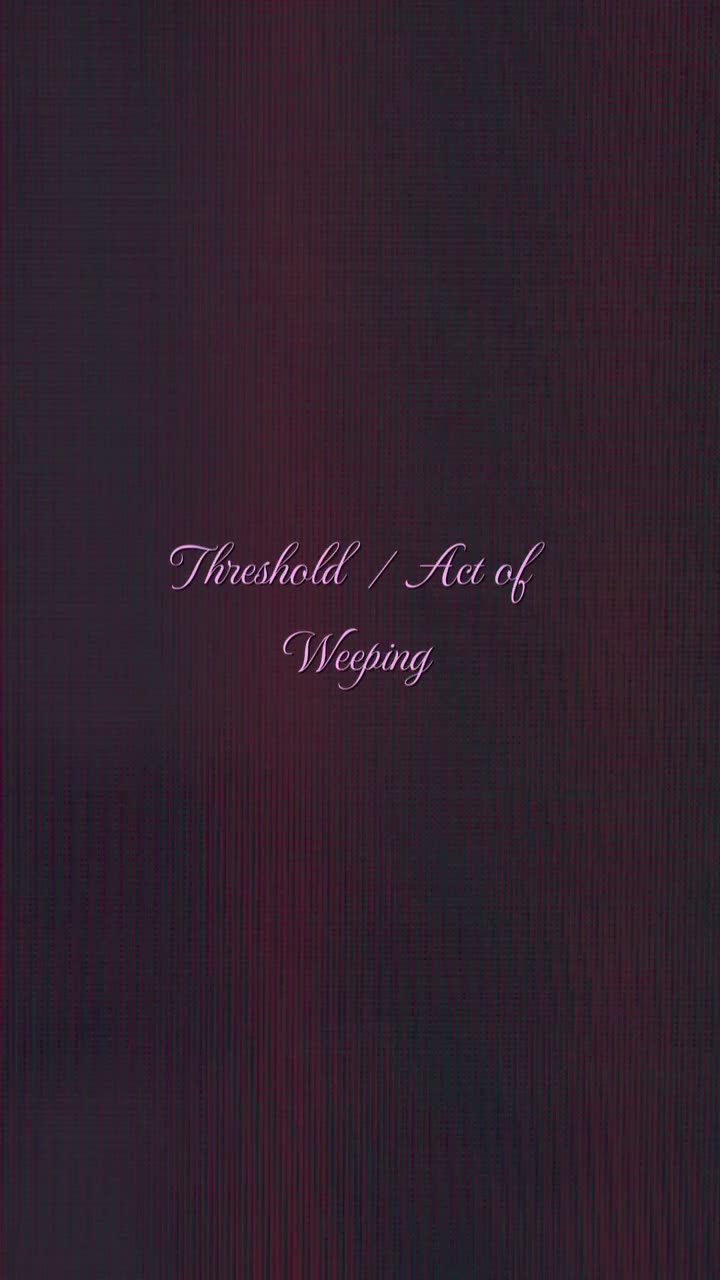 Act of Weeping